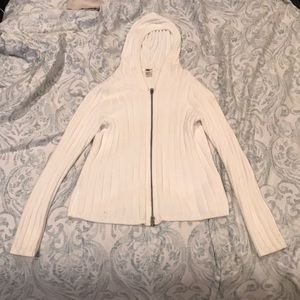 Large knit jacket